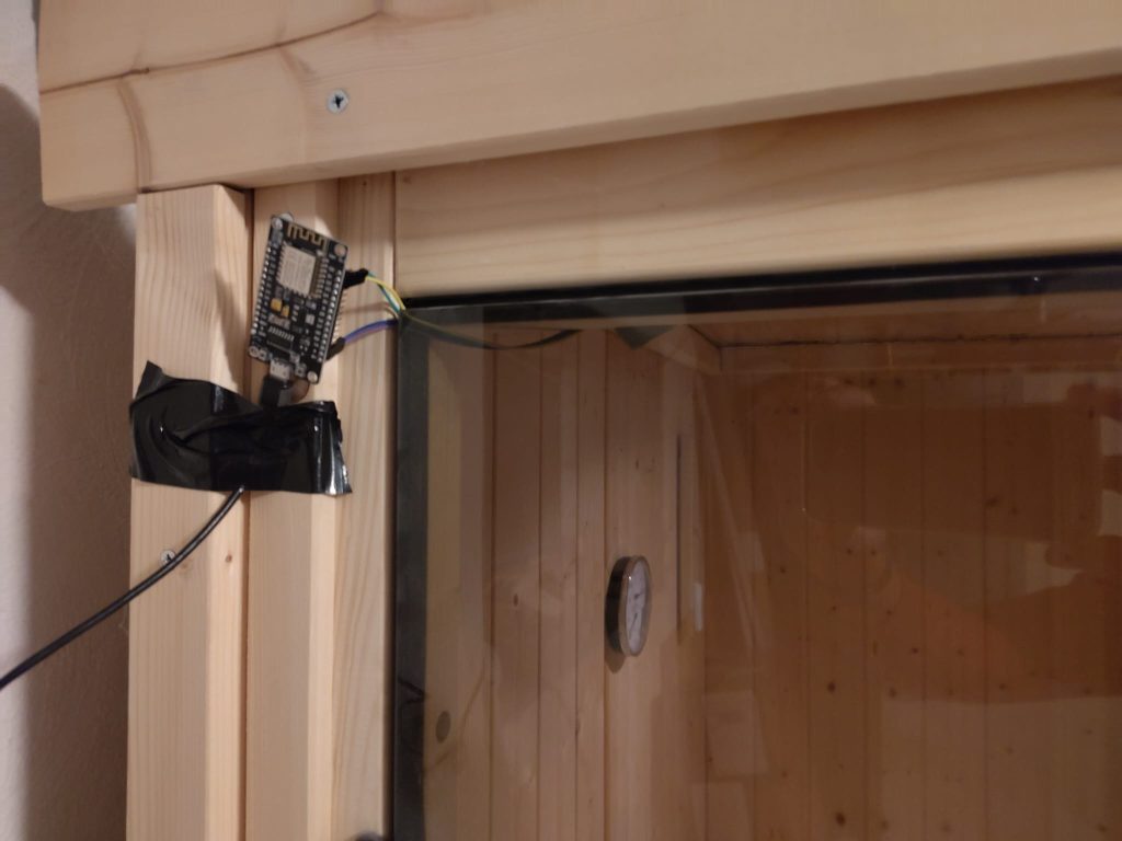 Improvisierter Testaufbau