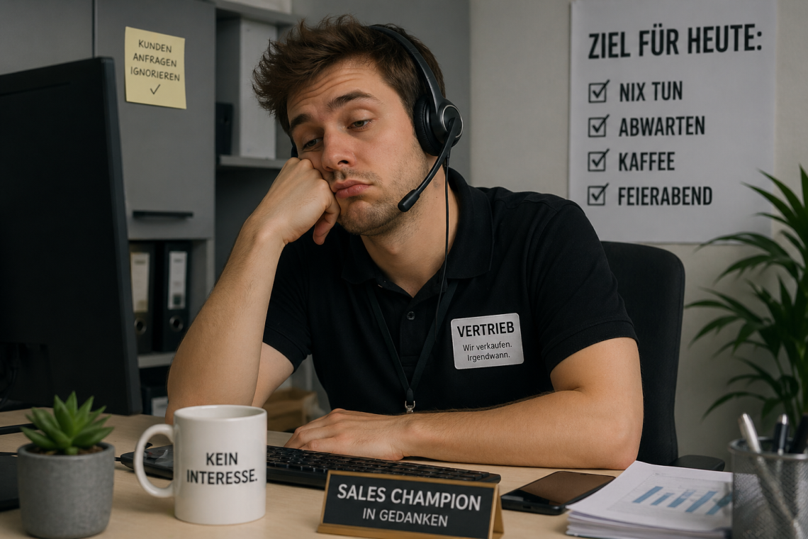 Motivierter Vertiebsprofi